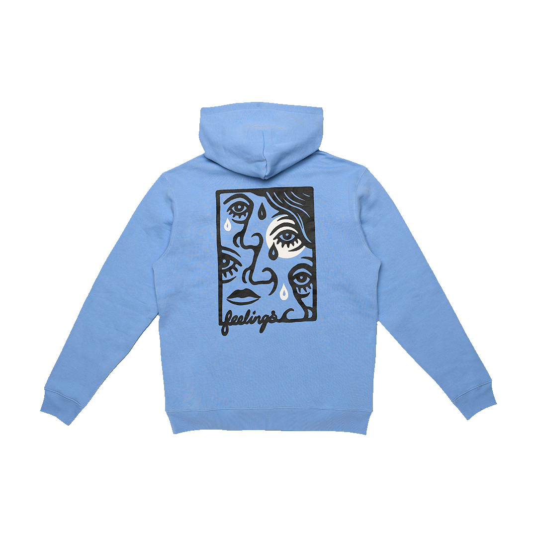 Pablo Hoodie Iris Blue