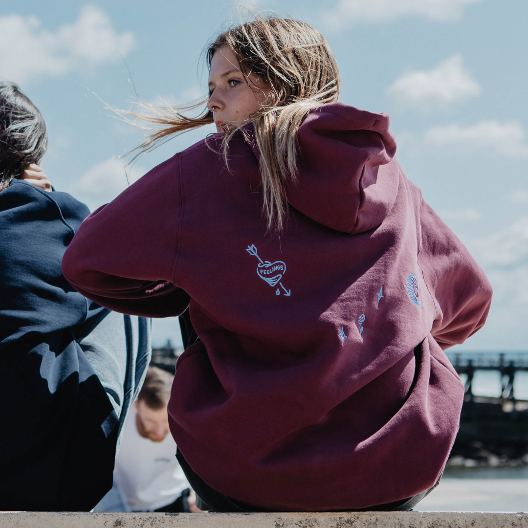 Banks Heavy Hoodie Burgundy