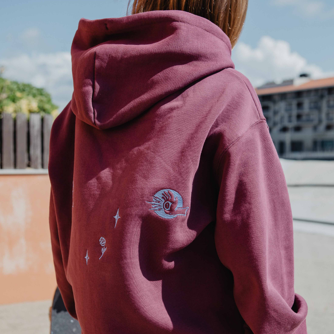 Banks Heavy Hoodie Burgundy