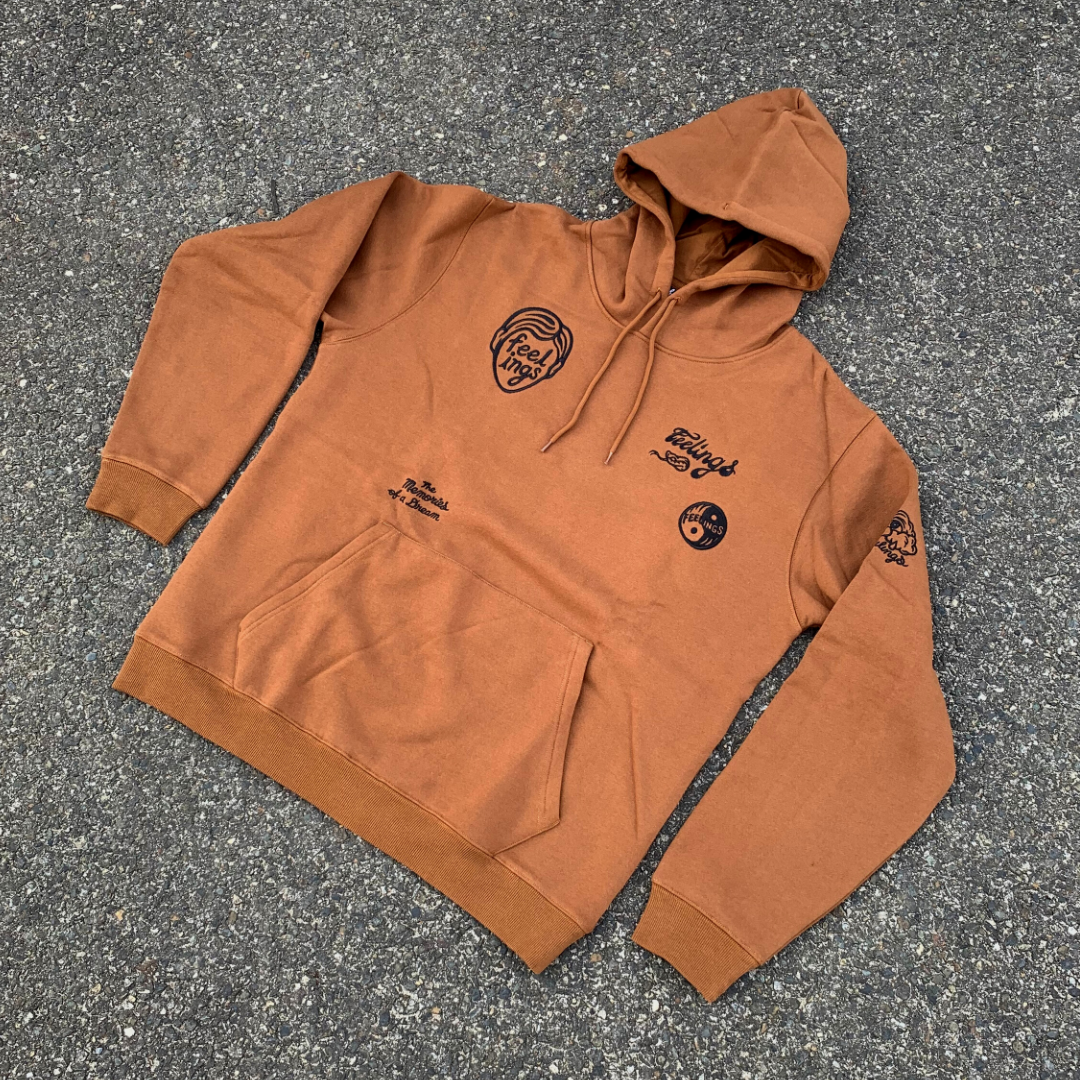 Banks Heavy Hoodie Brown Toffee