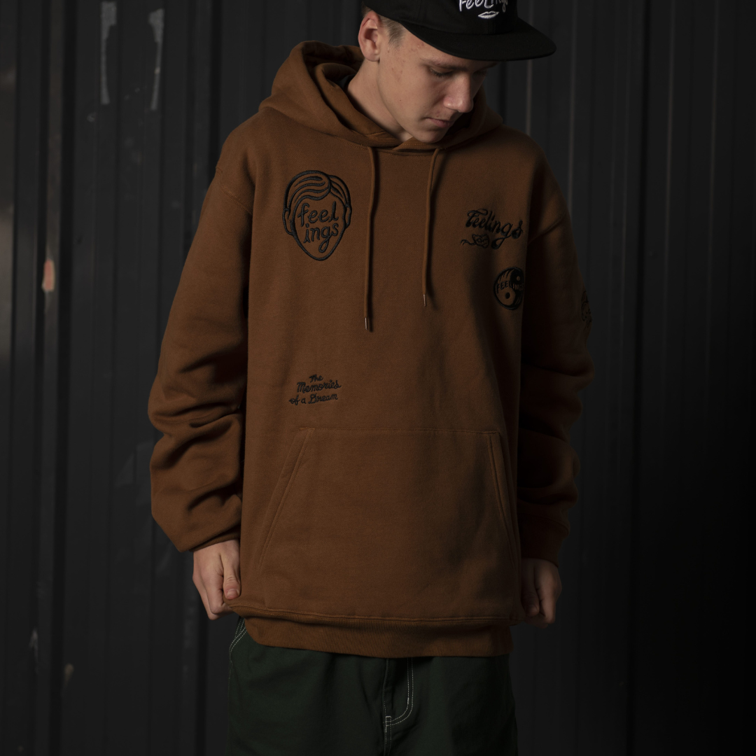 Banks Heavy Hoodie Brown Toffee