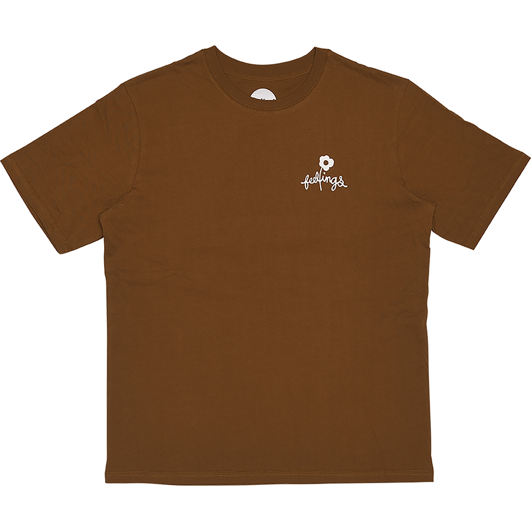 Block SS Tee Brown Toffee