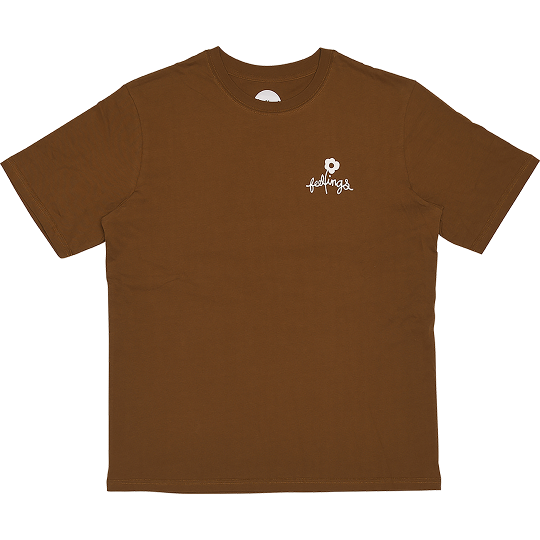 Tee shirt Block Marron Caramel