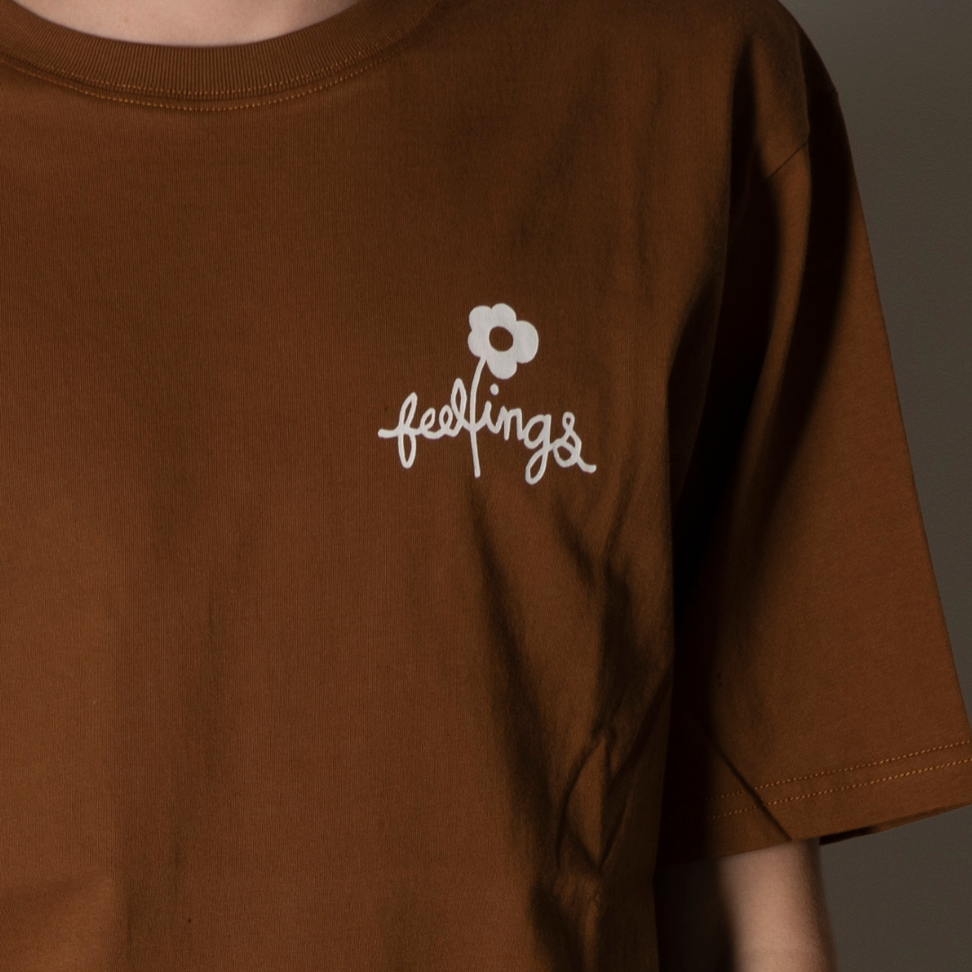 Block SS Tee Brown Toffee