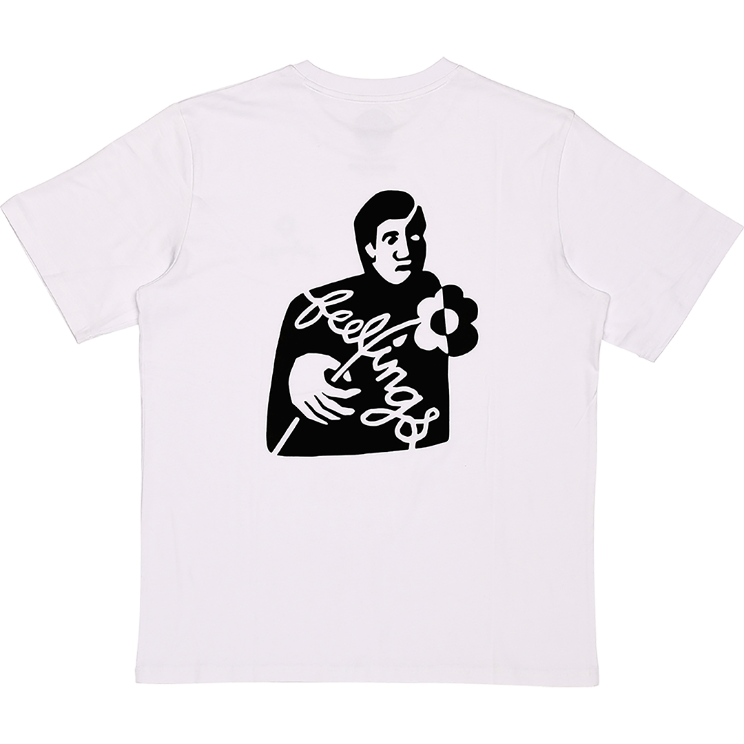 Block SS Tee White