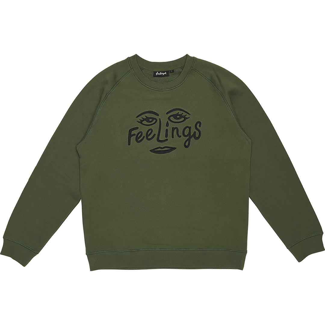 Brea Heavy Crewneck Black Forest