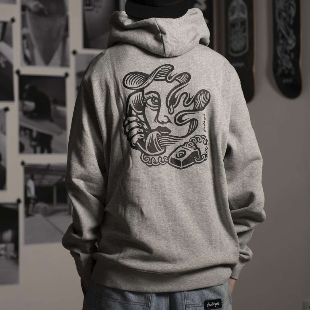 Call Me Hoodie Grey Heather