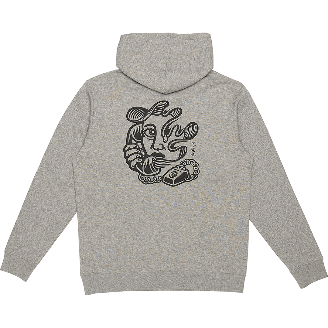 Call Me Hoodie Grey Heather