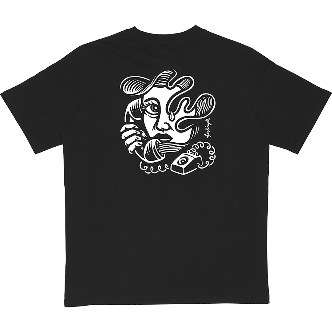 Call Me SS Tee Black
