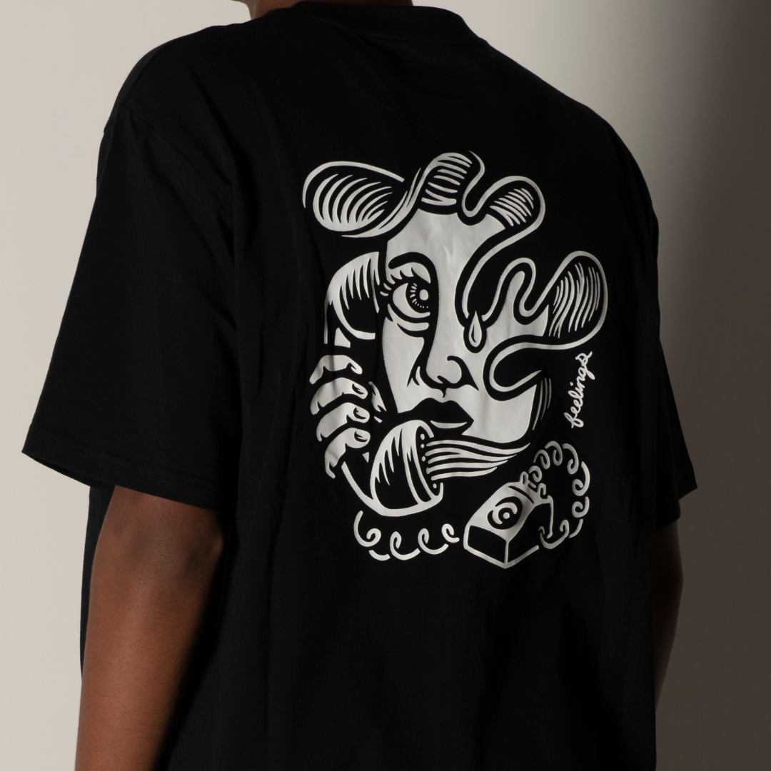 Call Me SS Tee Black