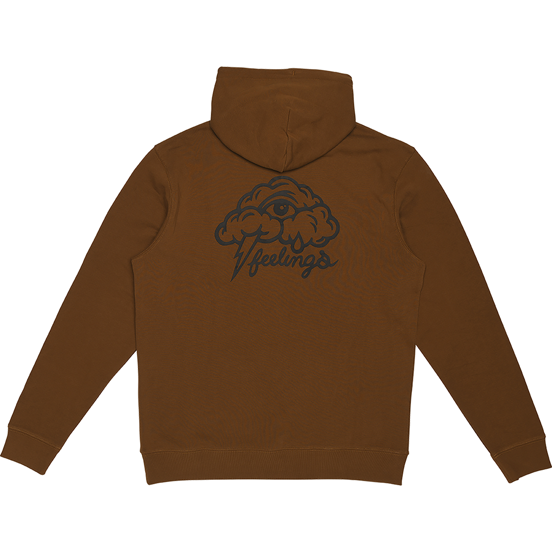 Clouds Hoodie Brown Toffee