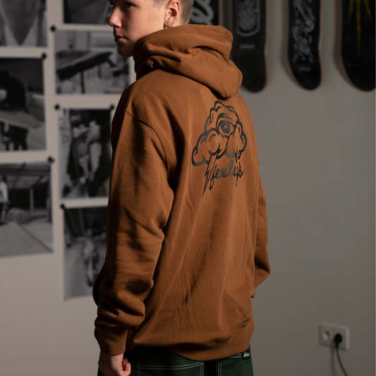 Clouds Hoodie Brown Toffee