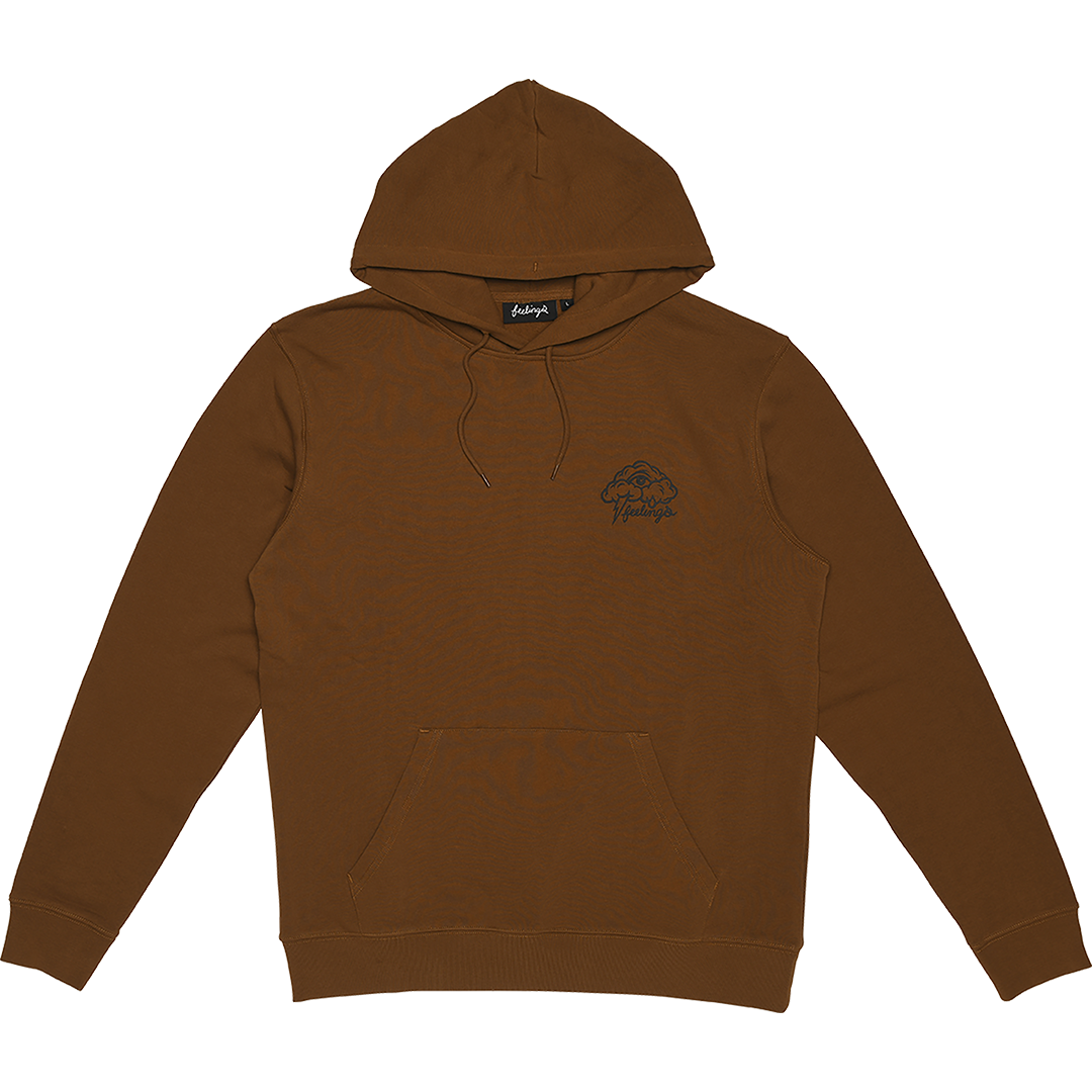 Clouds Hoodie Brown Toffee