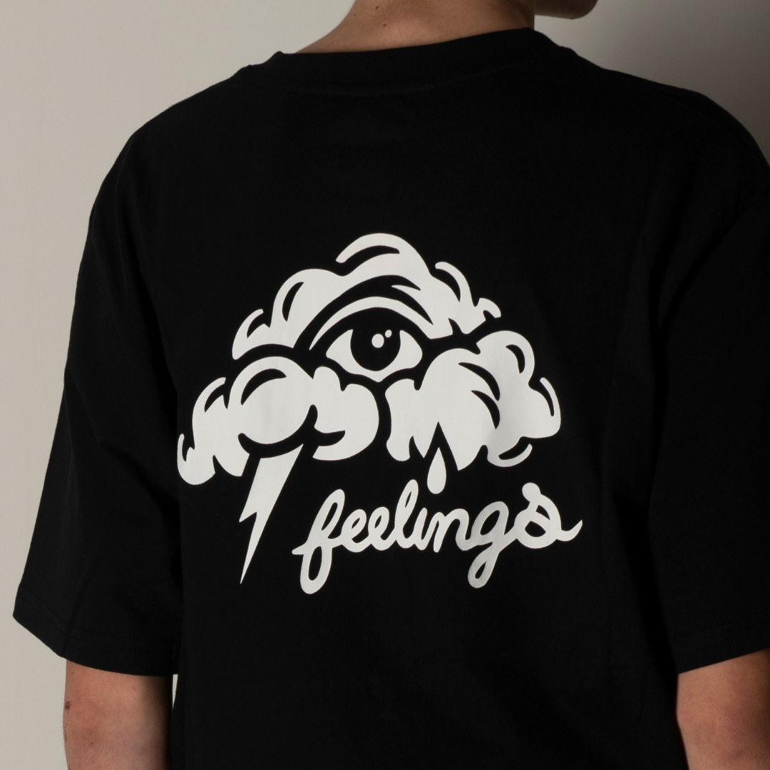 Tee shirt Clouds SS Noir