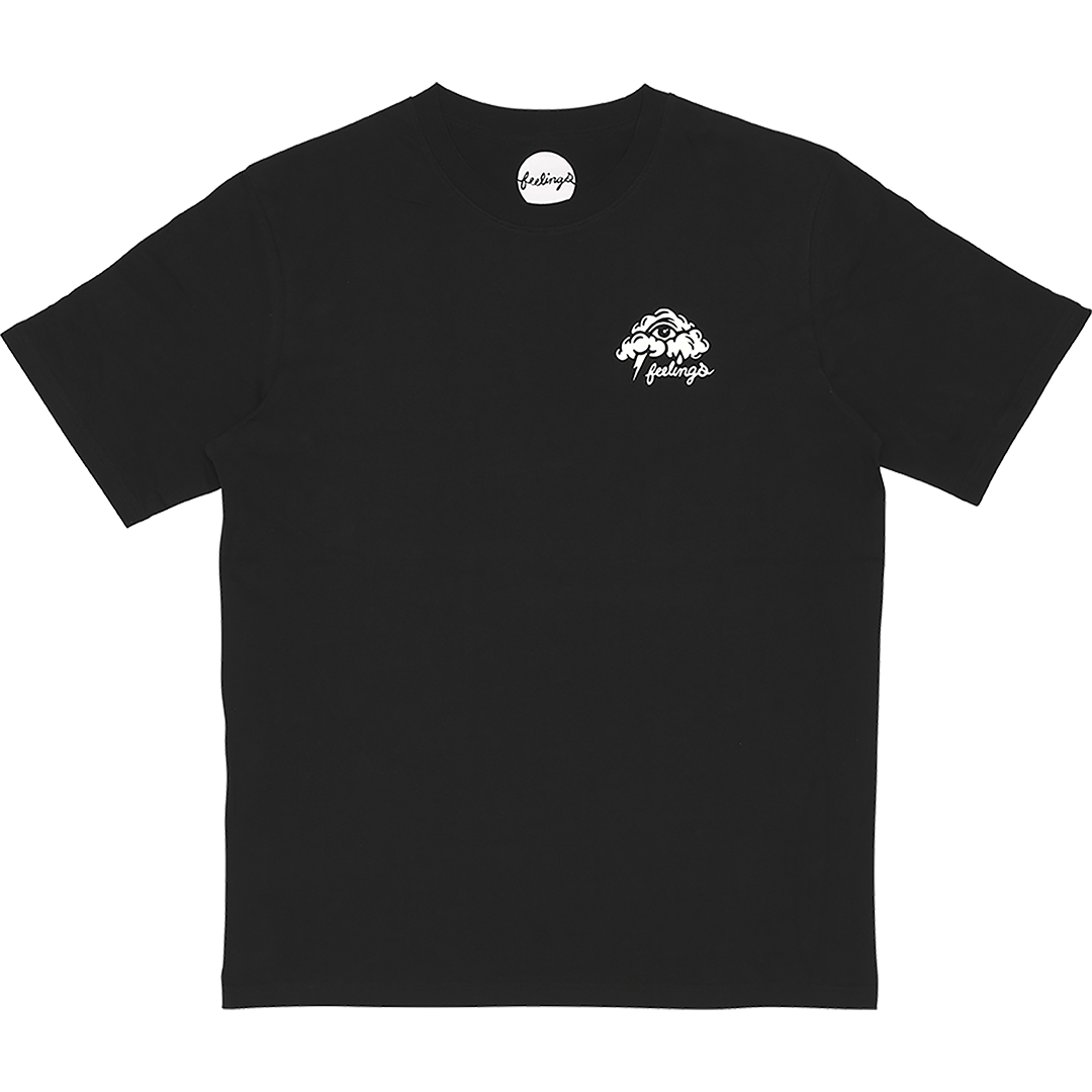 Tee shirt Clouds SS Noir