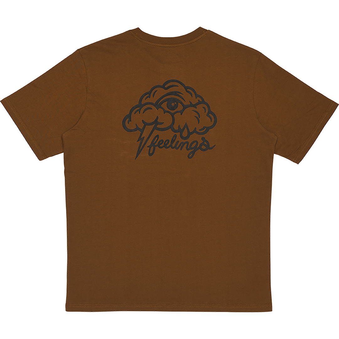 Clouds SS Tee Brown Toffee