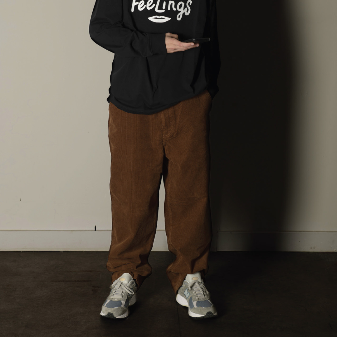 Maker Pants Brown Toffee Corduroy