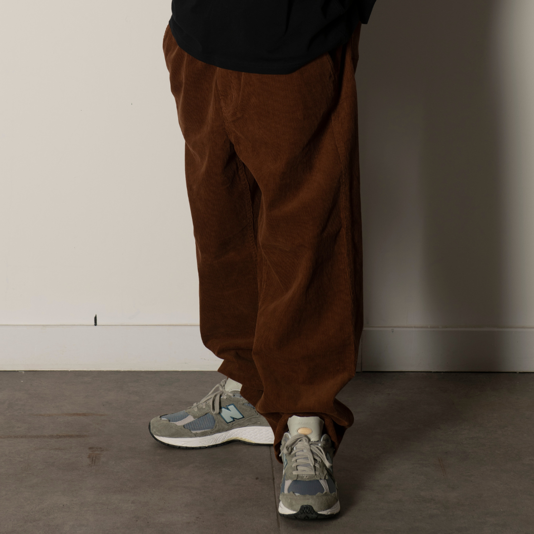Maker Pants Brown Toffee Corduroy