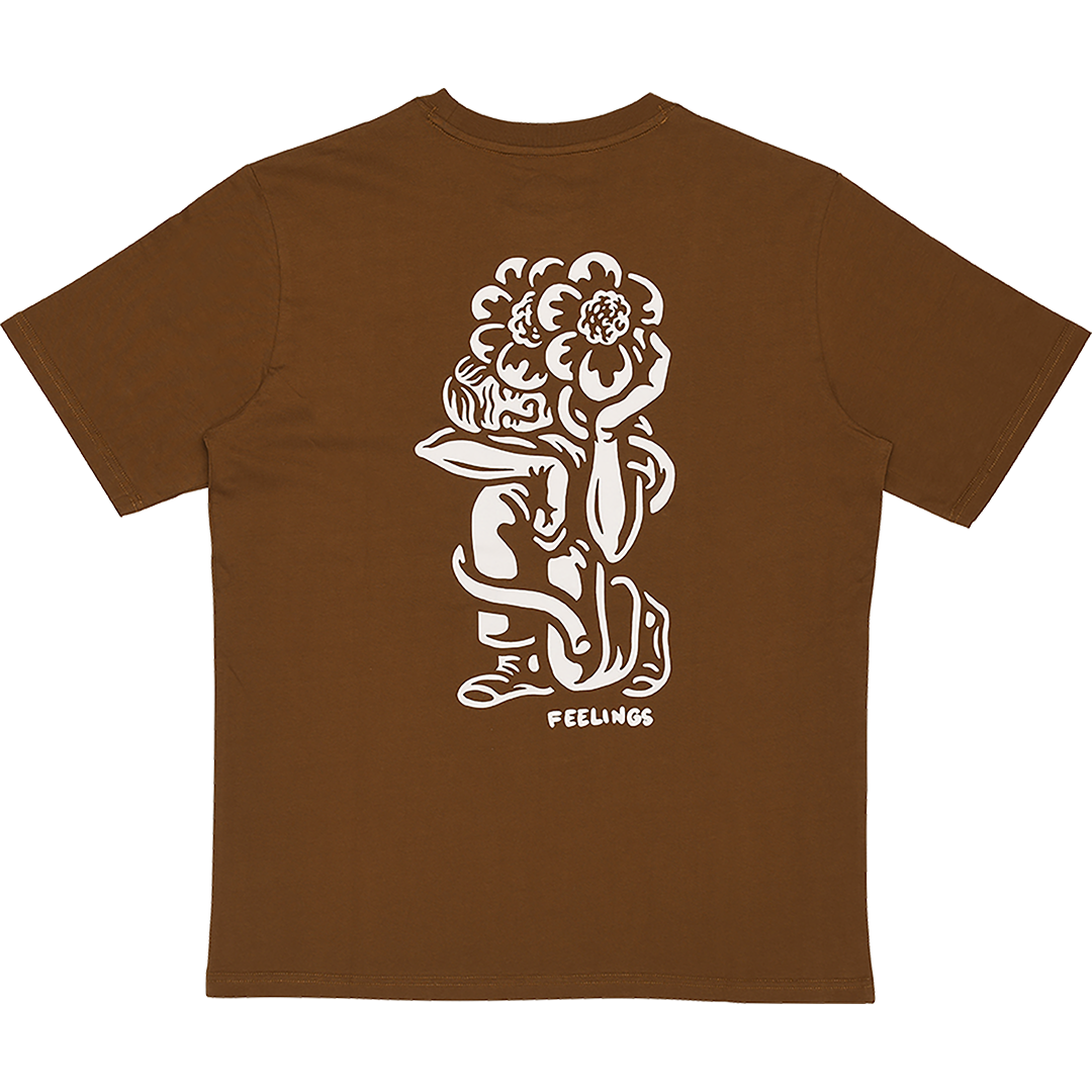 Weight SS Tee Brown Toffee