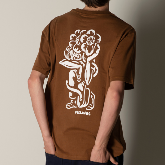 Weight SS Tee Brown Toffee