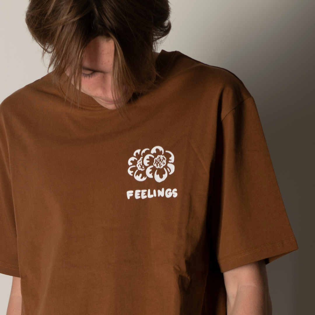 Weight SS Tee Brown Toffee