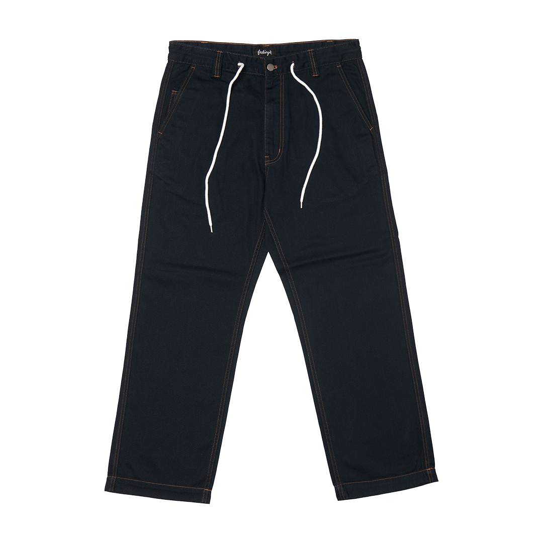 Pantalon Maker Sergé Bleu Marine