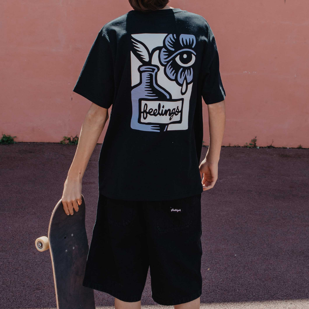 Maker Shorts Black Wash Denim