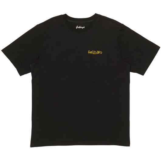 Flores Short Sleeves Tee Shirt Black
