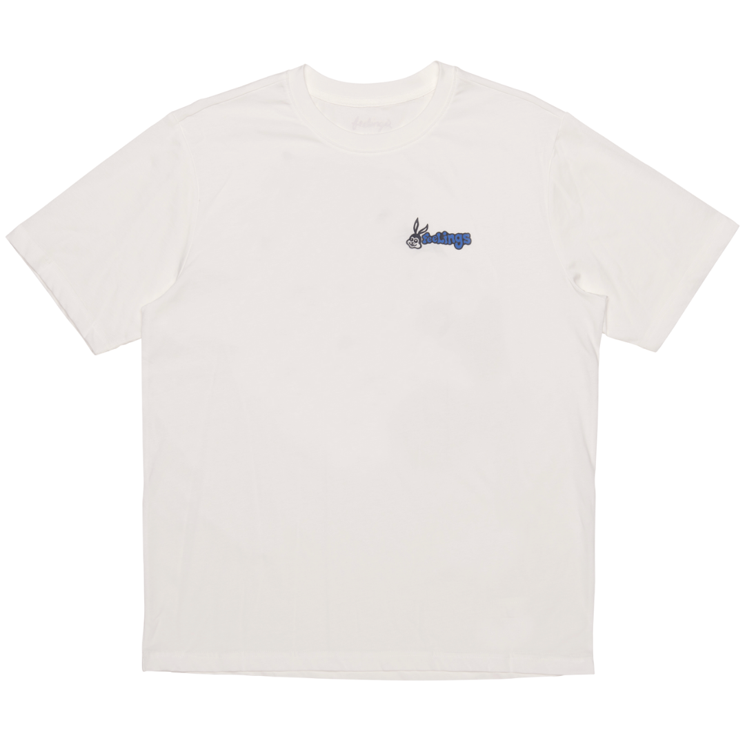 Rabbit Short Sleeves Tee Shirt White