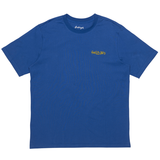 Vanitas Short Sleeves Tee Shirt Electric Blue
