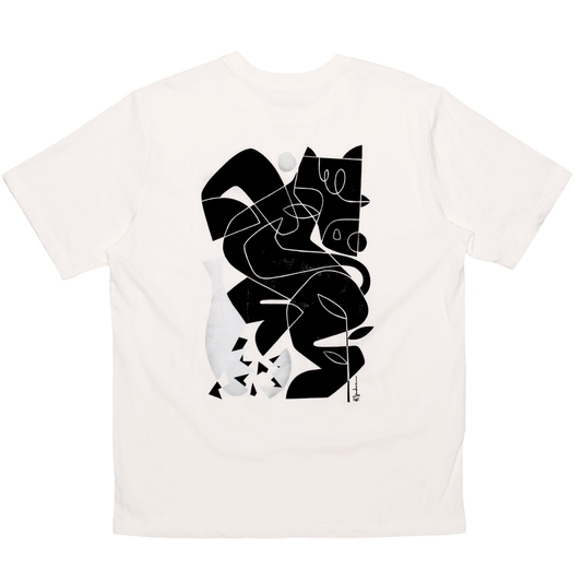 Vase Short Sleeves Tee Shirt White