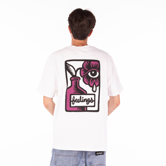 Flower Tee Shirt White