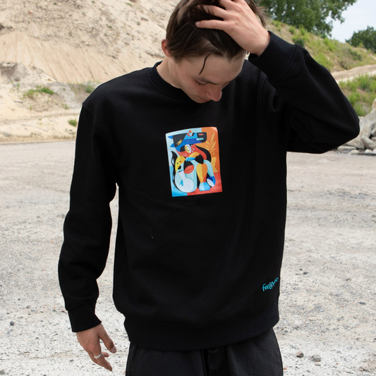 Caballo Crewneck Sweatshirt Black