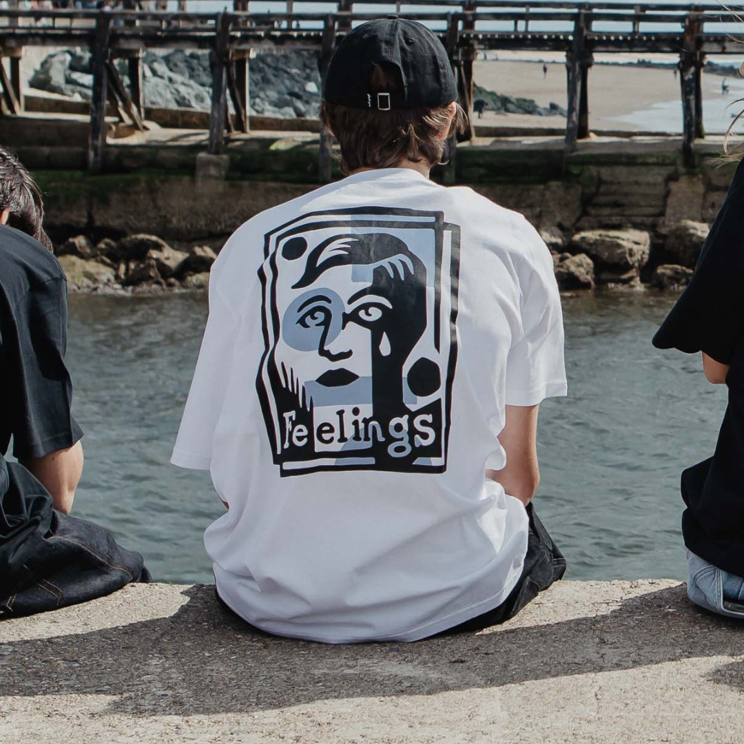 Layered Tee Shirt White