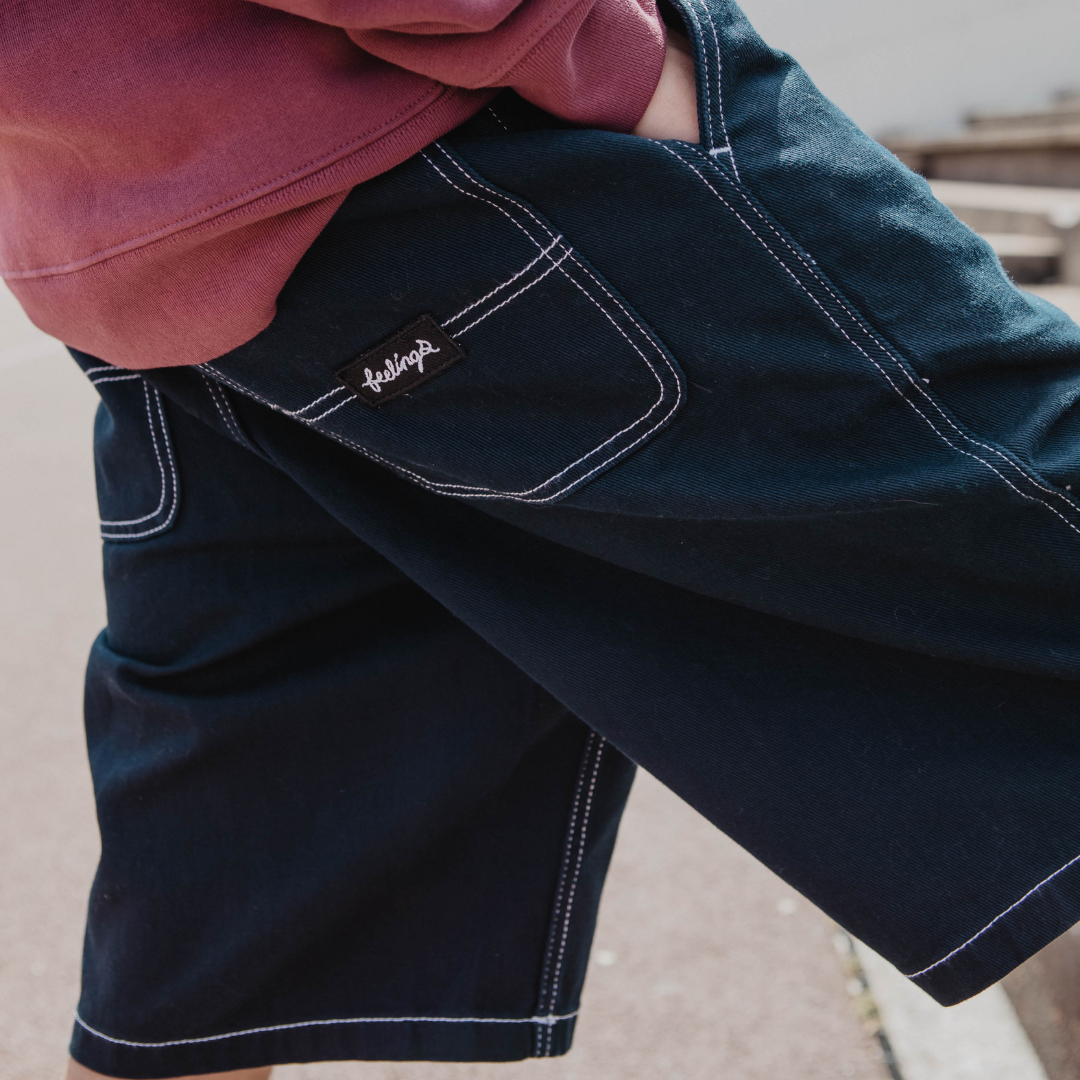 Maker Shorts Navy Twill