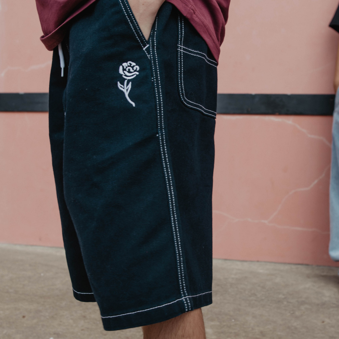 Maker Shorts Navy Twill