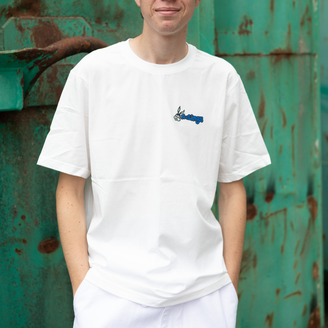 Rabbit Short Sleeves Tee Shirt White