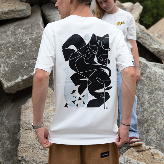 Vase Short Sleeves Tee Shirt White