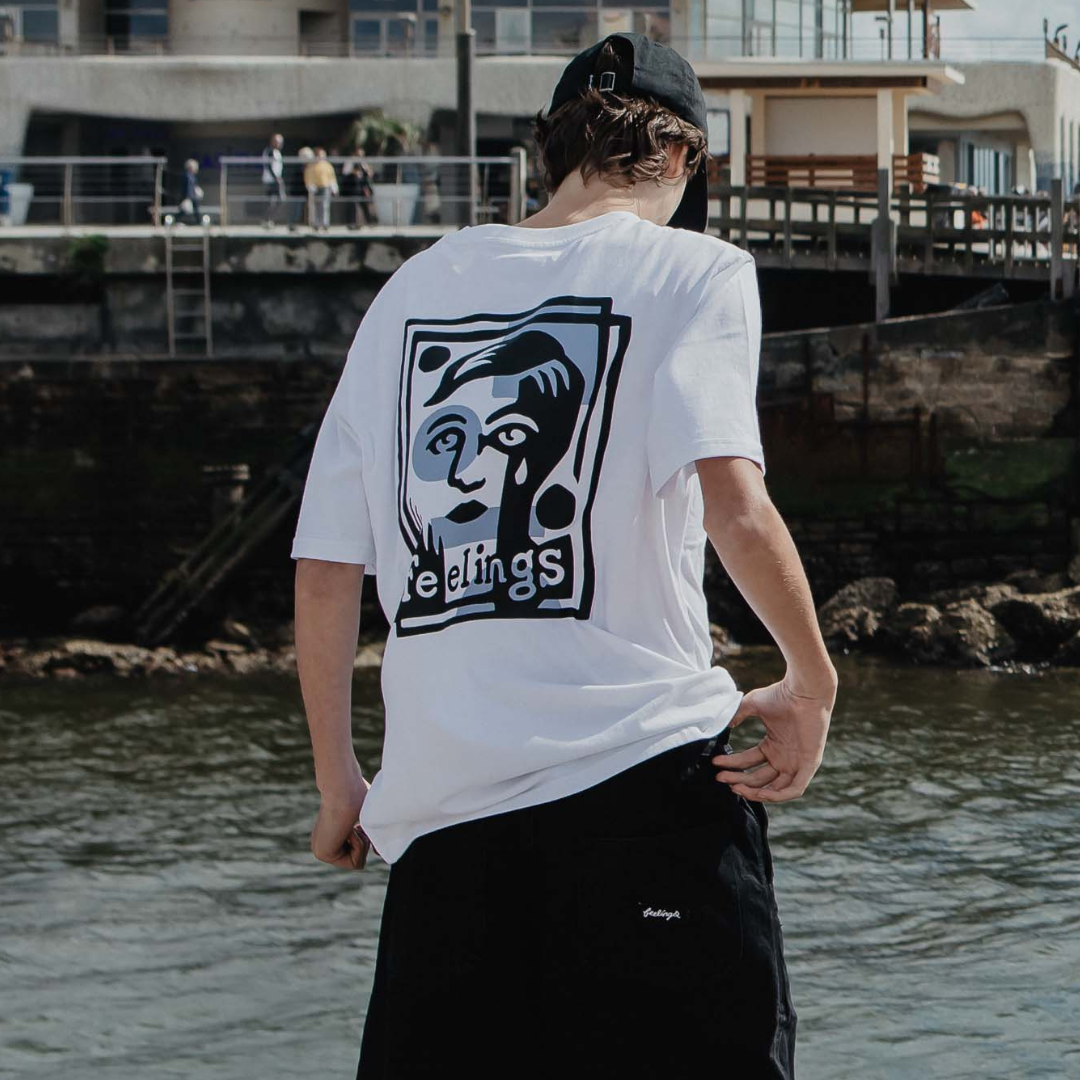 Layered Tee Shirt White