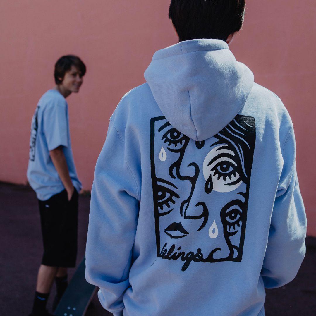 Pablo Hoodie Iris Blue