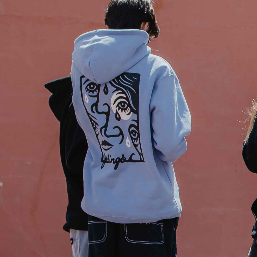 Pablo Hoodie Iris Blue