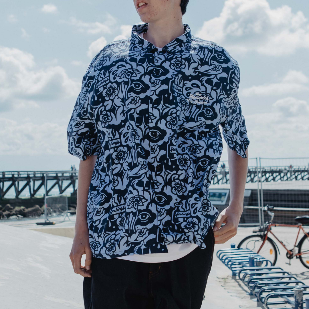 Wallows Shirt Iris Blue