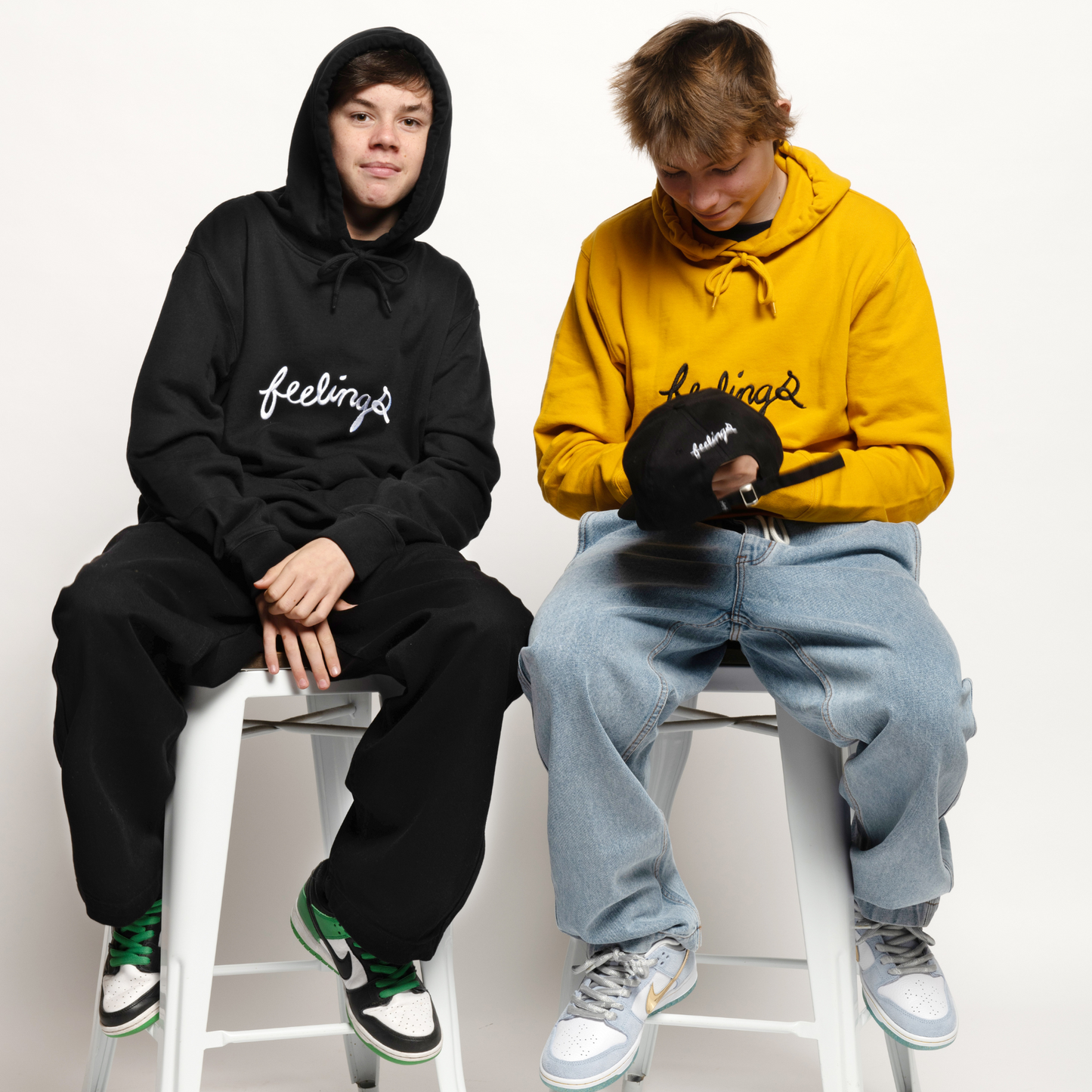 Feelings Logo Hooded Sweatshirt