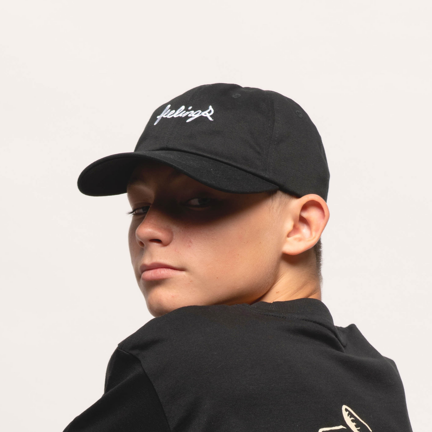 Feelings 6 Panel Cap Black