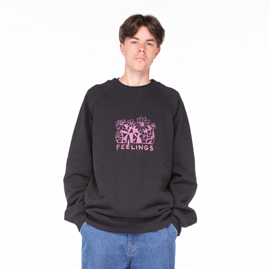 Brea Heavy Crewneck Black