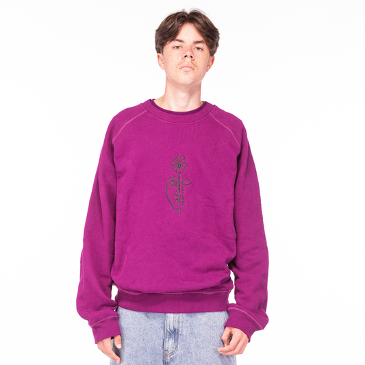 Brea Heavy Crewneck Purple