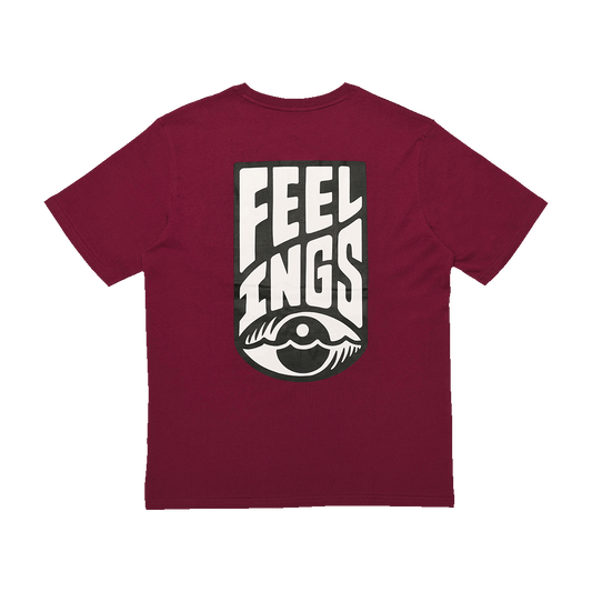 Logo Tee Shirt Burgundy