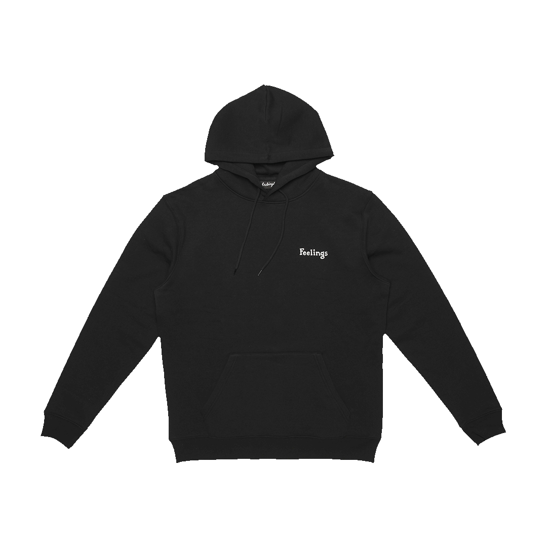 Layered Hoodie Black