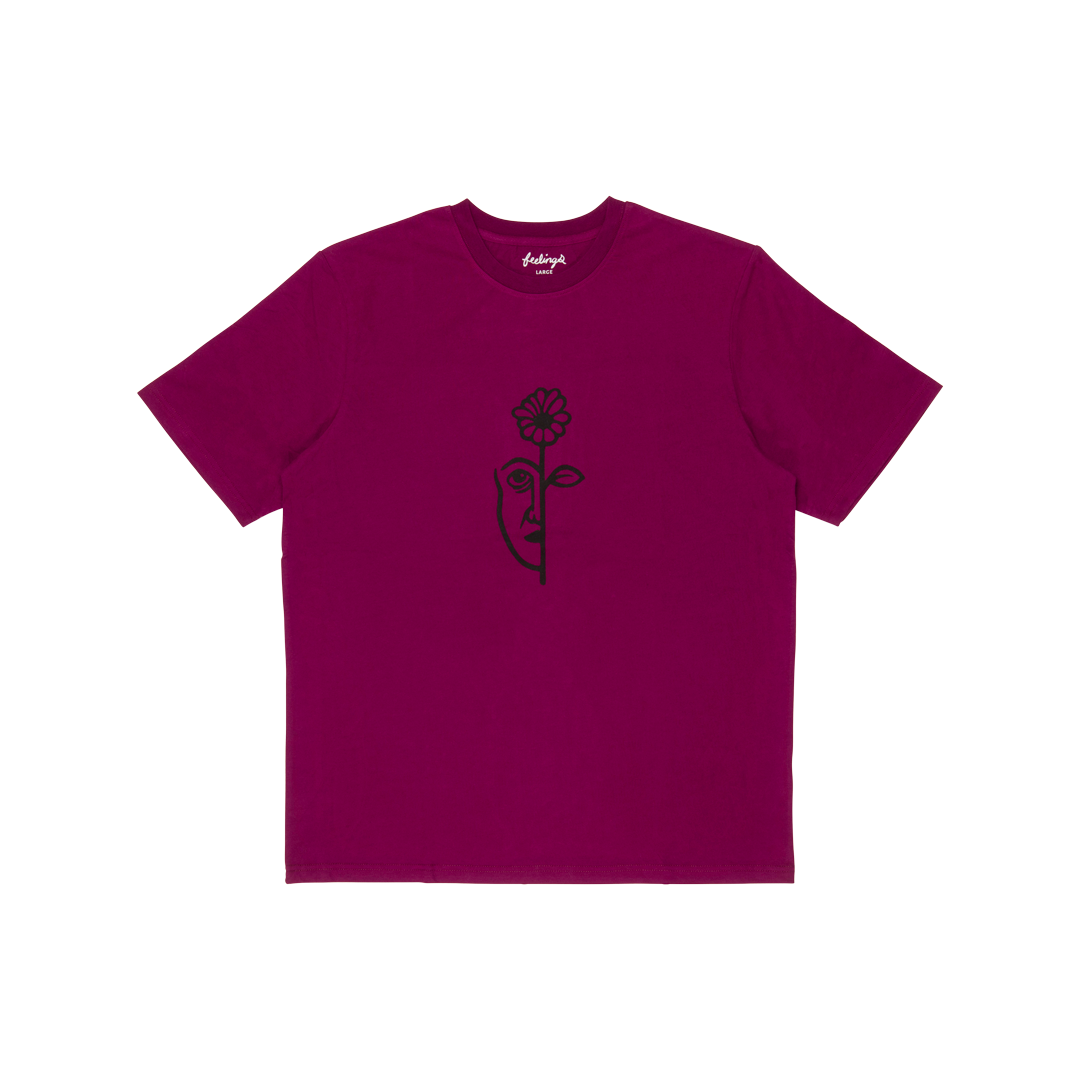 Split Tee Shirt Purple