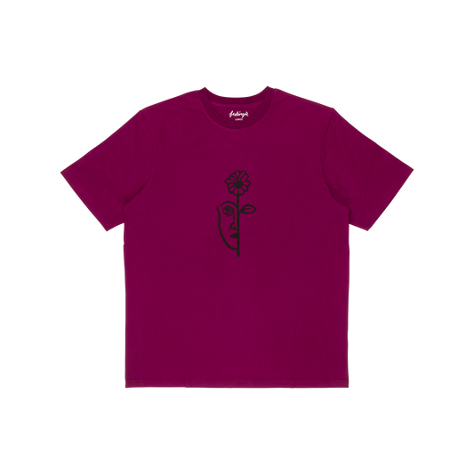 Split Tee Shirt Purple